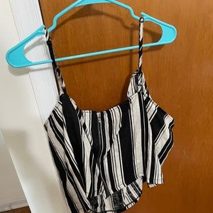 ASOS Curve Striped Camisole Crop Top